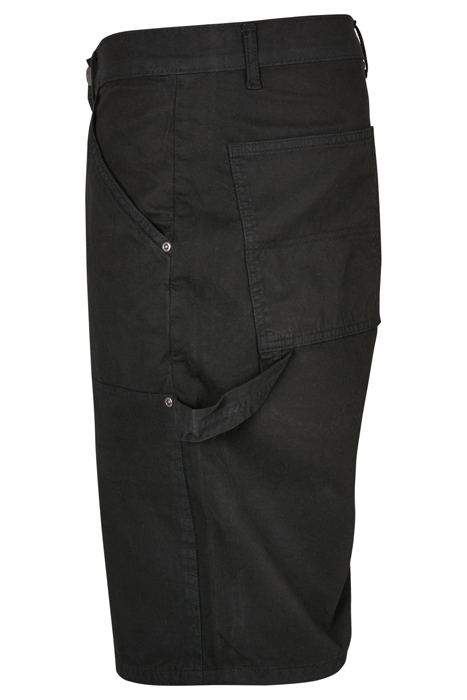DOUBLE KNEE CARPENTER SHORTS BLACK 4