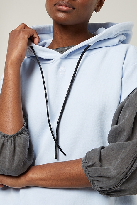 OVERSIZED HOODIE ICE BLUE 2