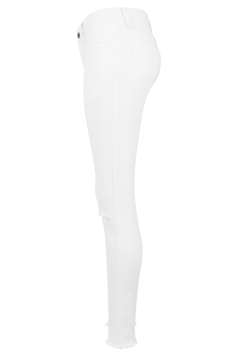 LADIES CUT KNEE PANTS WHITE 6