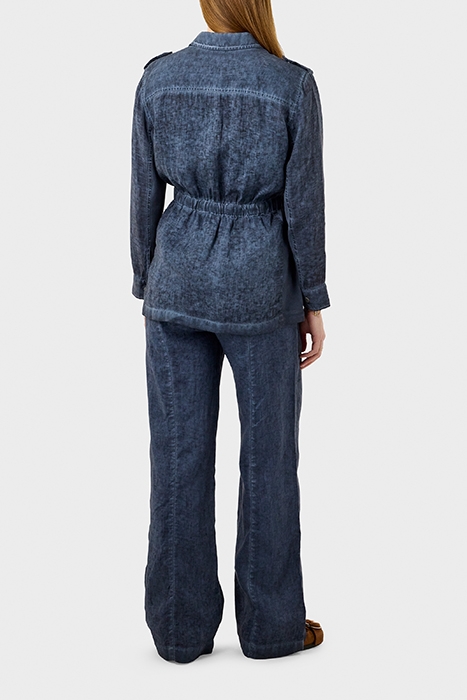 LINNEN JAS MET CARGOZAKKEN NIGHT SKY 4