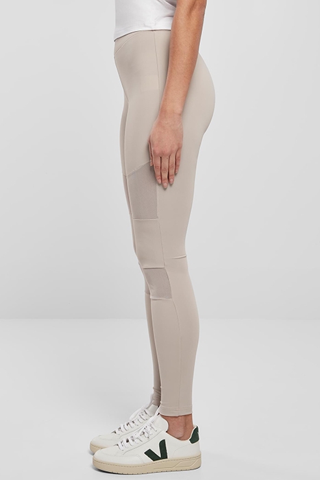 LADIES TECH MESH LEGGINGS WARMGREY 6