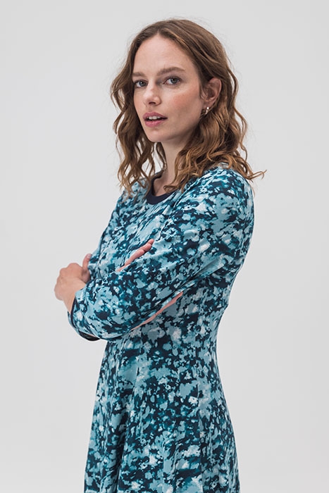 JURK MET ABSTRACTE PRINT KAYAKING 2