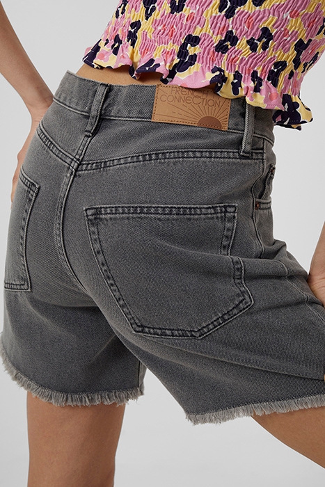 PIPER ORGNIC DNM BOYFRND SHRTS WASHED BLACK 6