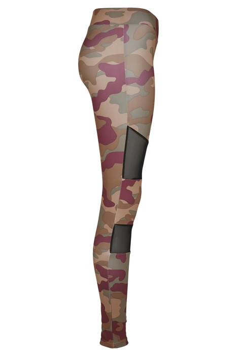 LADIES CAMO TECH MESH LEGGINGS REDWOOD CAMO 7