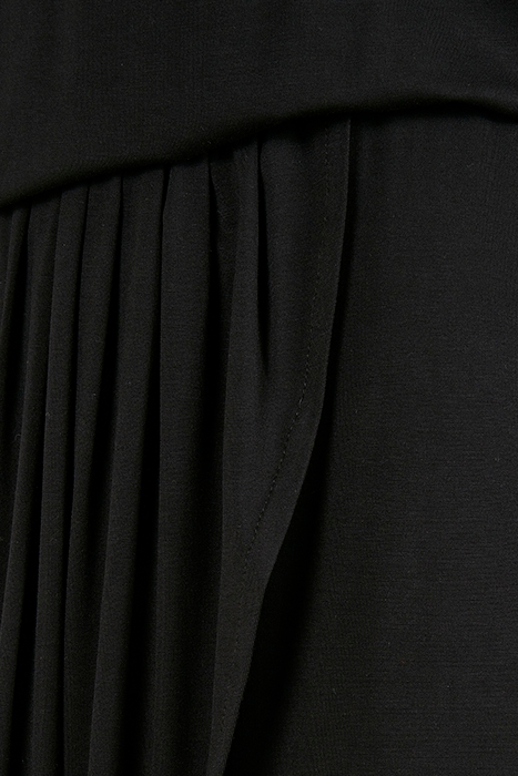 LADIES VISCOSE SHORT BANDEAU DRESS BLACK 7