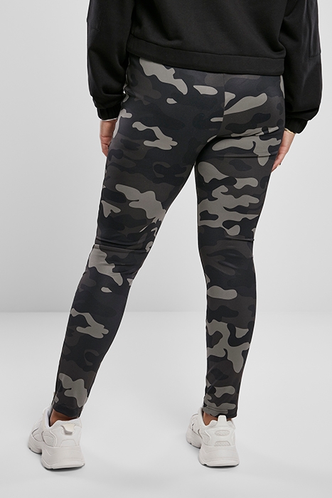 LADIES HIGH WAIST CAMO TECH LEGGINGS DARK CAMO 3
