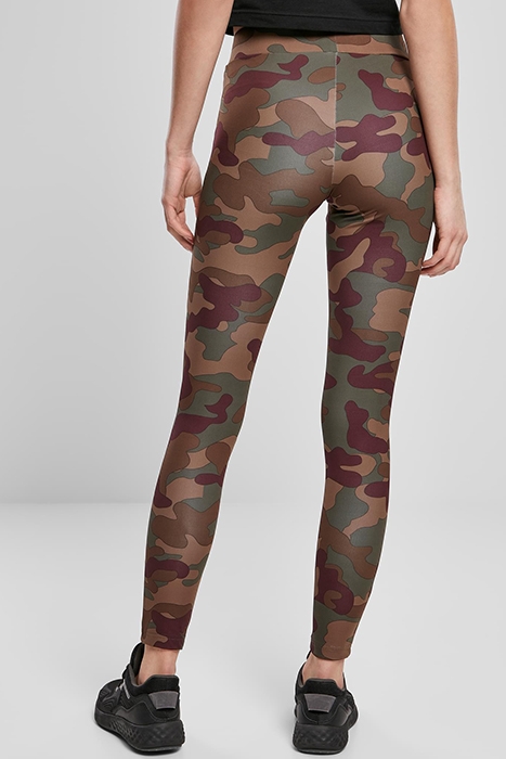 LADIES CAMO TECH MESH LEGGINGS REDWOOD CAMO 3
