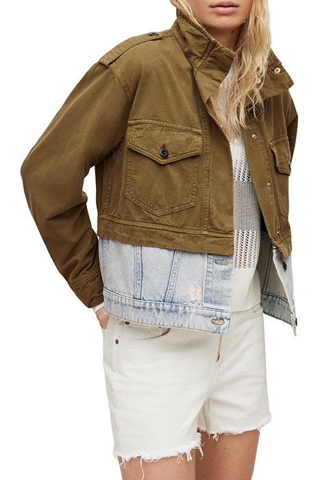 CADIE MILITARY JACKE KHAKI GREEN 6