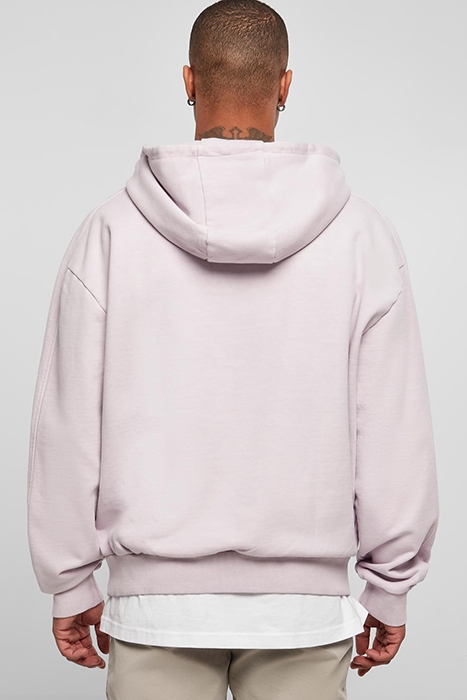 HEAVY TERRY GARMENT DYE HOODY LILAC 3