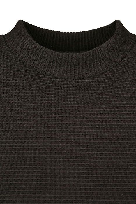 LADIES NAPS TERRY EXTENDED SHOULDER DRESS BLACK 8