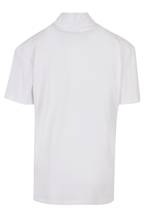 BOXY ZIP PIQUE TEE WHITE 8