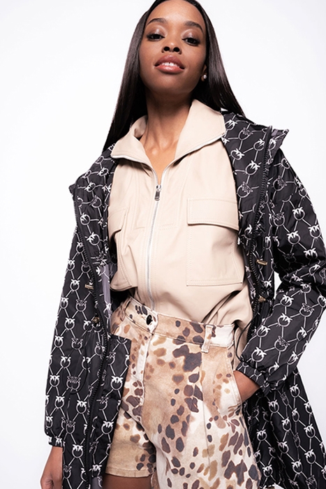 CAPRI GIUBBINO PELLE ULTRALIGH PARCHMENT BEIGE 5