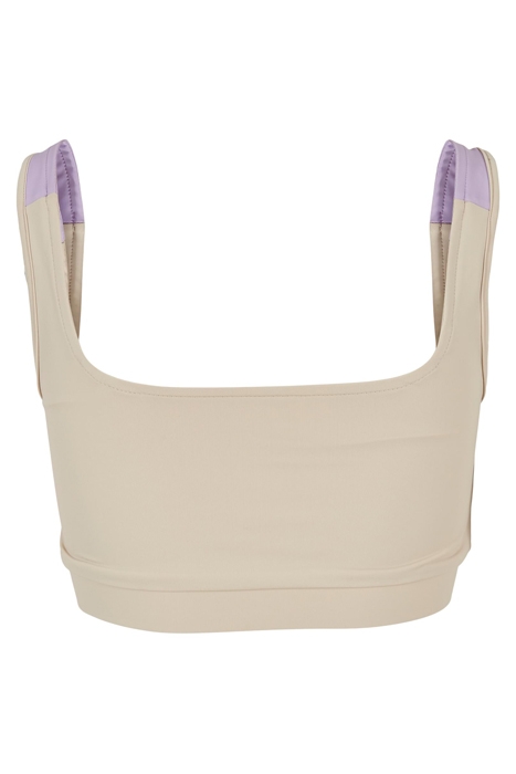 LADIES COLOR BLOCK BRA SOFTSEAGRASS/WHITE/LILAC 7