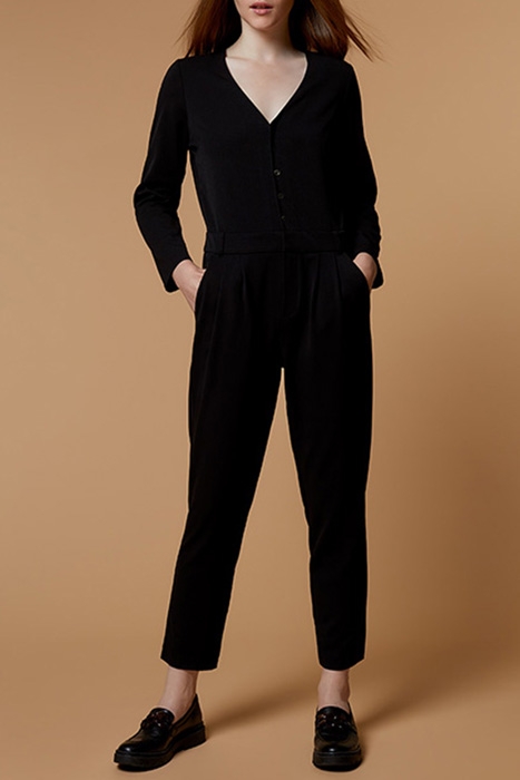 ROMEO - BLACK COLD WOOL JUMPSUIT 1