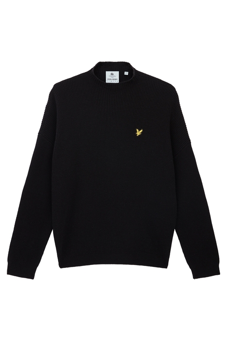 MOCK NECK JUMPER JET BLACK 5