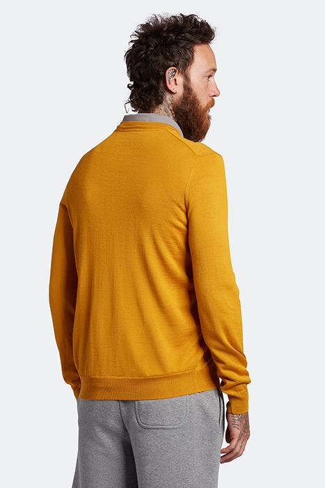 GOLF V NECK PULLOVER AMBER 2