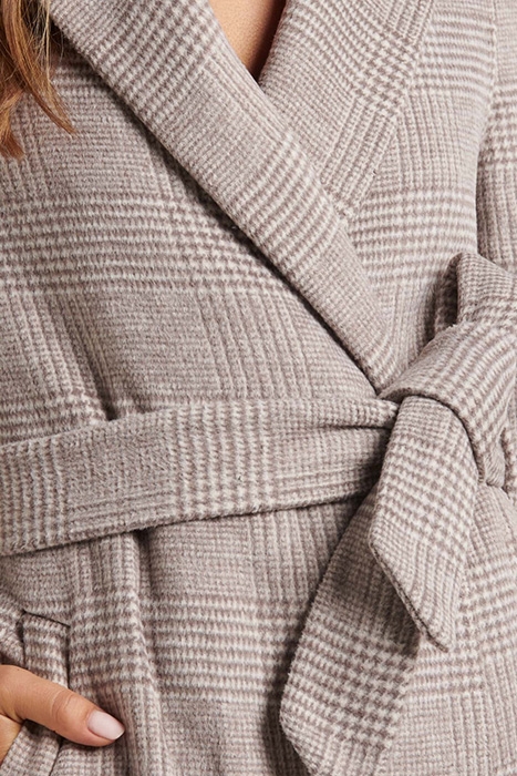 BELLA CHECK COAT CHECK 5