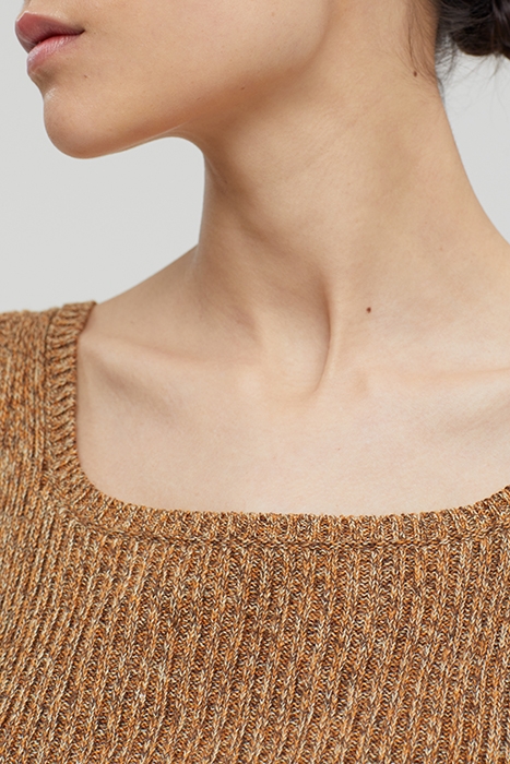 CLOSED WOMEN TANK TOP CROPPED KNITS BRAZIL NUT BRAZIL NUT 4