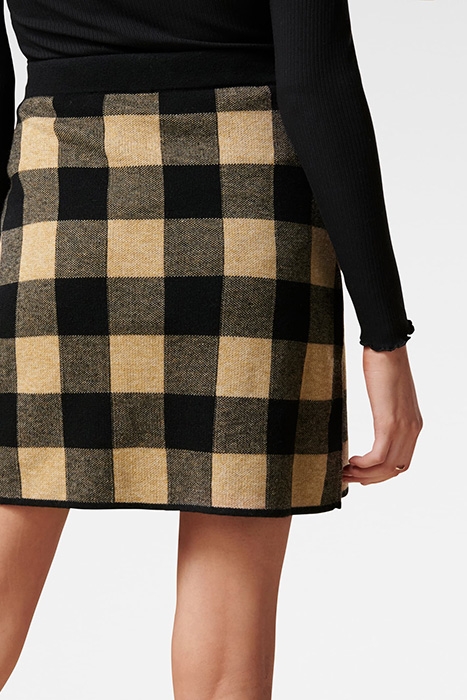 CADY JACQUARD CHECK KNIT SKIRT CHECK 3