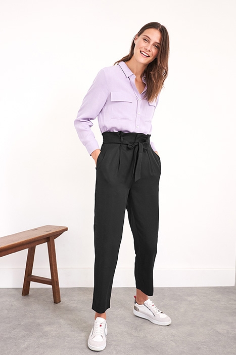 NEPTUNE TAPERED TROUSER PURE BLACK 2