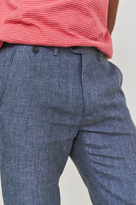 NORTHCOTE LINEN TROUSER CHAMBRAY BLUE 4