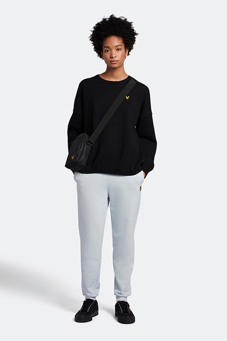 CREW NECK JUMPER JET BLACK 3