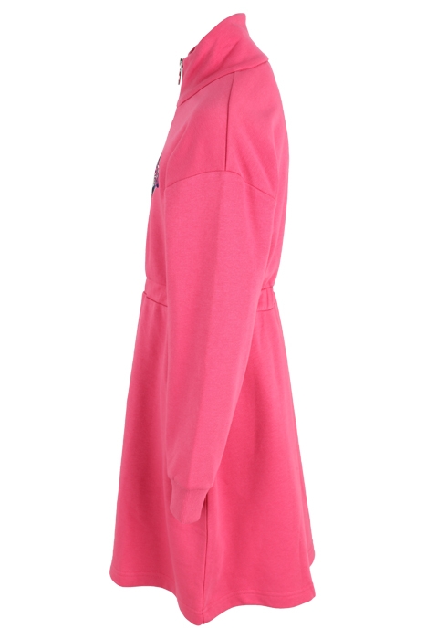 TANN HALF-ZIP SWEAT DRESS CARMINE 3