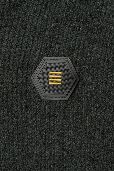 PULLOVER CREWNECK RIBKNIT SUPER SOFT GREENISH BLACK 6