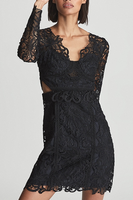 ERICA-LACE DRESS BLACK 1
