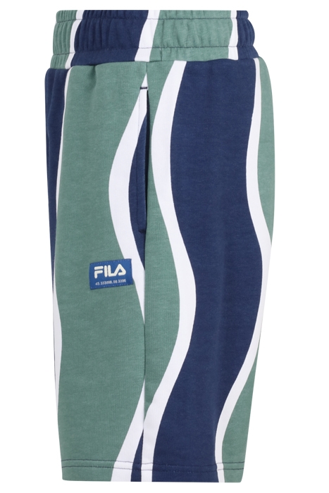 TEUPITZ AOP RELAXED SHORTS BLUE SPRUCE WAVES AOP 3