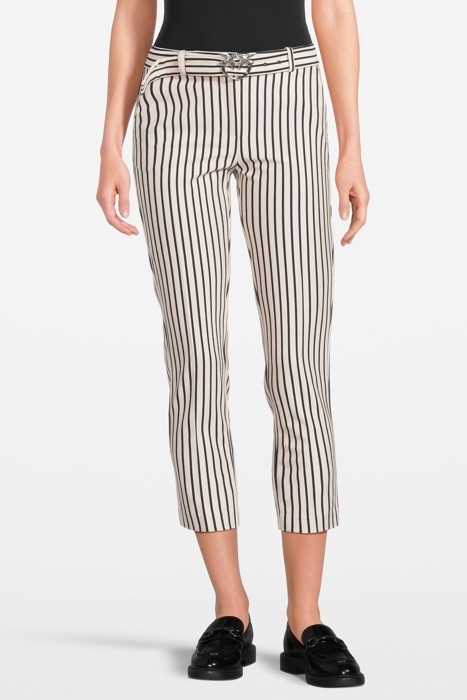 POTENZA 1 PANTALONE PUNTO ROMA ECRU/NAVY BLUE 1