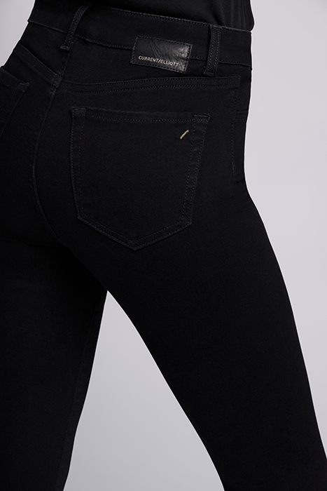 THE BORDERLINE HIGH RISE SKINNY CROP JEAN COAL 8