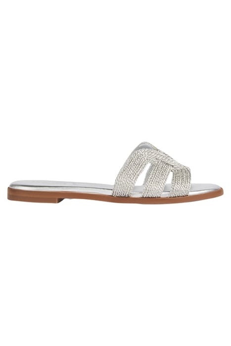 RILEY SLIPPERS SILVER 1