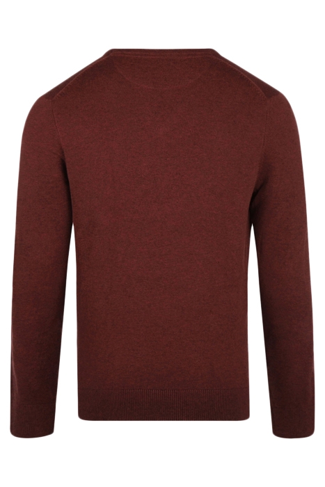 V-NECK SWEATER RUSTY RED 5