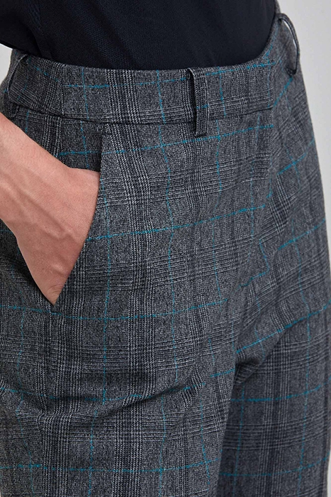 ISLA CHARCOAL CHECK PANT 5