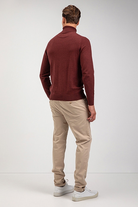 ROLL NECK SWEATER RUSTY RED 4