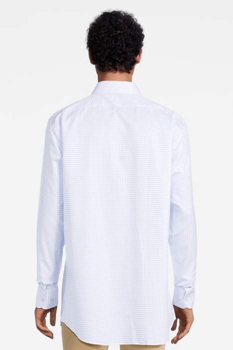 Light Blue Checked Extra Slim Fit Shirt 3