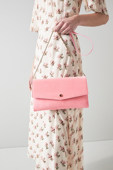 LAYLA CLUTCH BAG CORAL 3