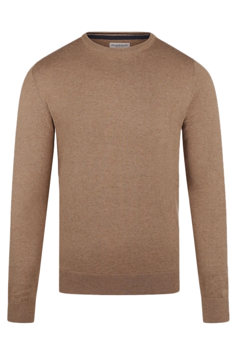 C-NECK SWEATER CARAMEL 1