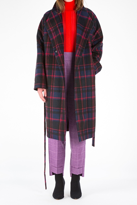 FLUSTER COAT RED CHECK 2