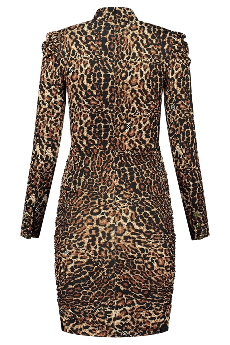 LEOPARD DRESS BLACK 2