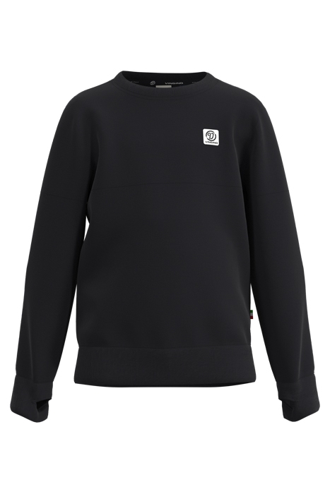 CREWNECK-BASIC-LOGO DEEP BLACK 1