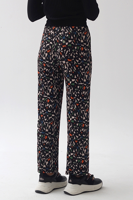 PRINTING KNITWEAR JABEA TROUSERS BLACK PRINT BLACK PRINT 2