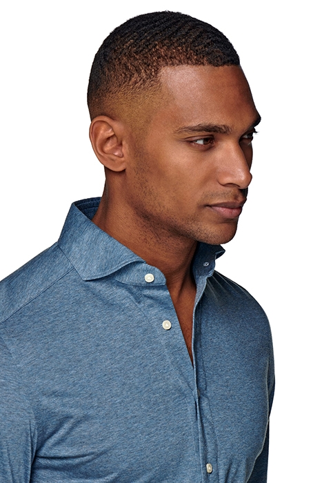 BLUE EXTRA SLIM FIT POPOVER 4