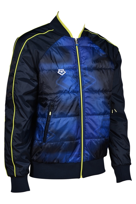 QUILTED BOMBER TEAM SPACE BLUE MULTI SPACE BLU 6