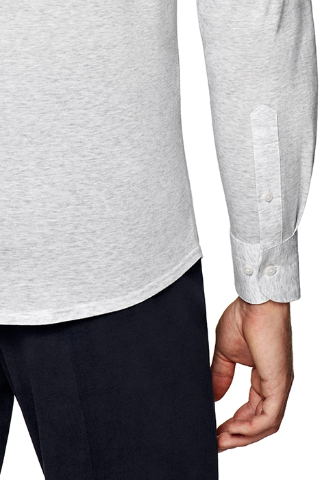 LIGHT GREY EXTRA SLIM FIT POPOVER 6