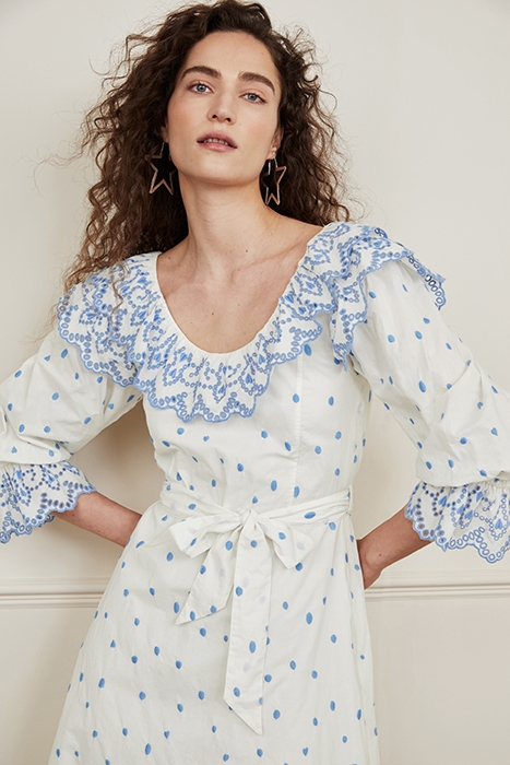 JOSIE DRESS CREAM WHITE 5