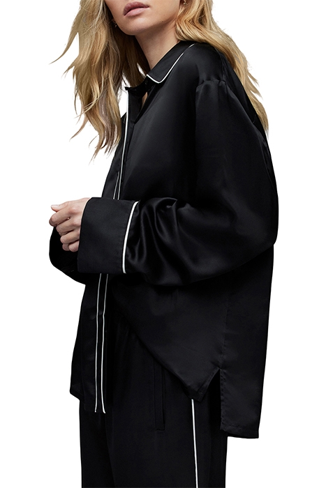 SOFI PYJAMA SHIRT BLACK 4