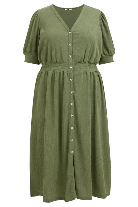 DRESS MIDI MOSS GREEN 1
