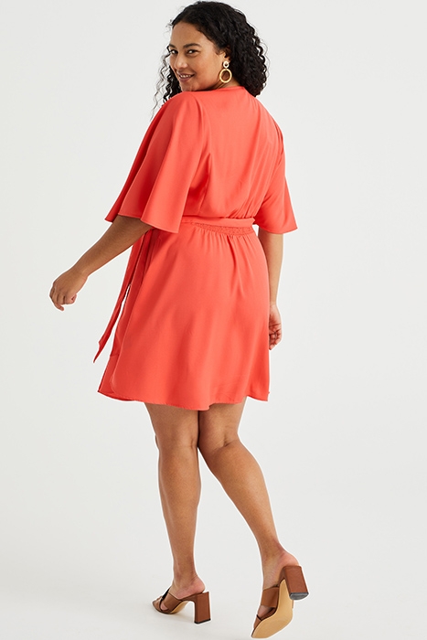 DRESS SHORT BRIGHT RED 3